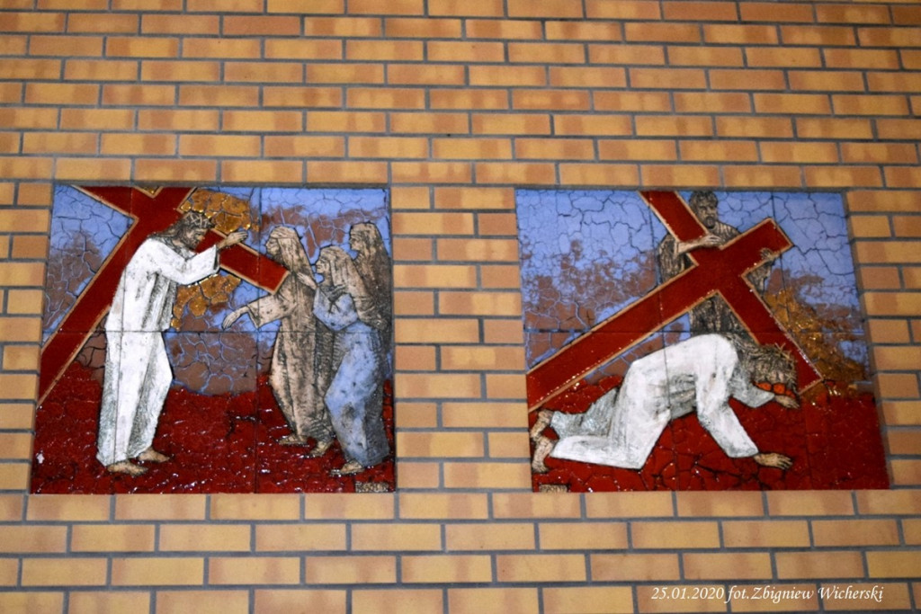 Projekt wnętrza kościoła w Woli Mieleckiej