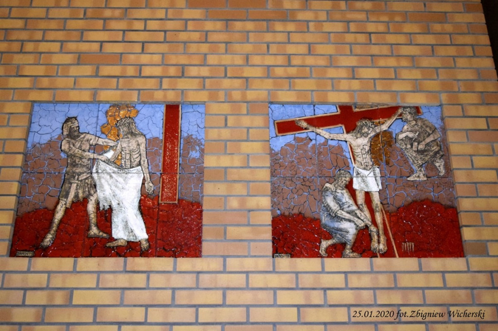 Projekt wnętrza kościoła w Woli Mieleckiej