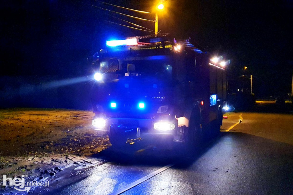 Nocne podtopienia w Dulczy Wielkiej