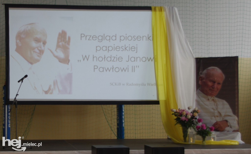 Przegląd piosenki papieskiej w Radomyślu Wielkim