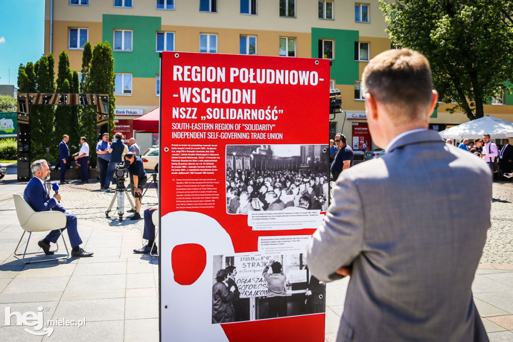 Tu rodziła się SOLIDARNOŚĆ - początek 40-lecia 