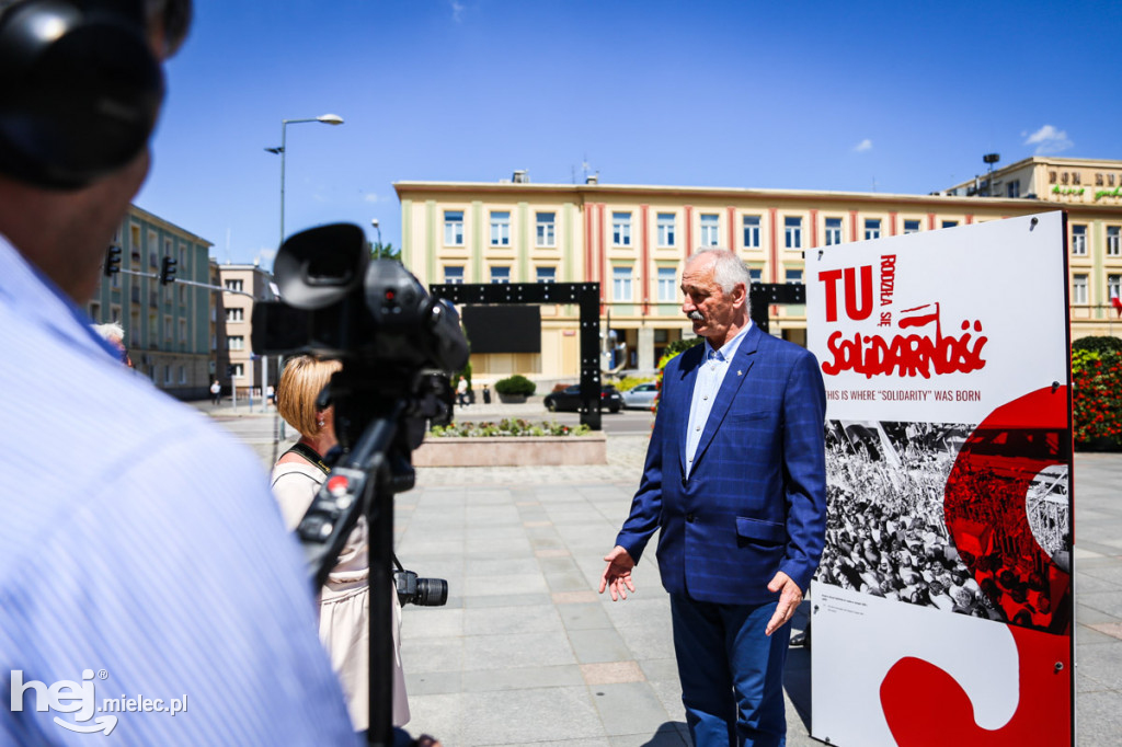 Tu rodziła się SOLIDARNOŚĆ - początek 40-lecia 