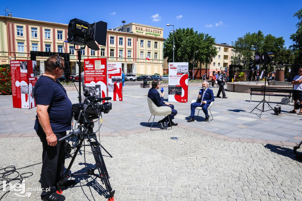 Tu rodziła się SOLIDARNOŚĆ - początek 40-lecia 