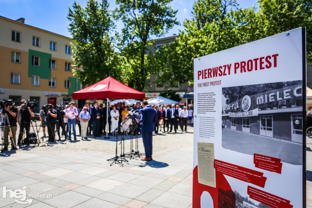 Tu rodziła się SOLIDARNOŚĆ - początek 40-lecia 