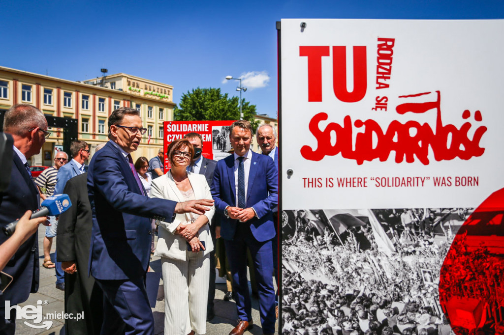 Tu rodziła się SOLIDARNOŚĆ - początek 40-lecia 