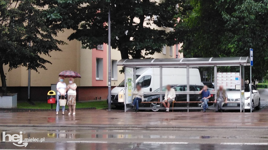 Alkoholowy problem w centrum Mielca