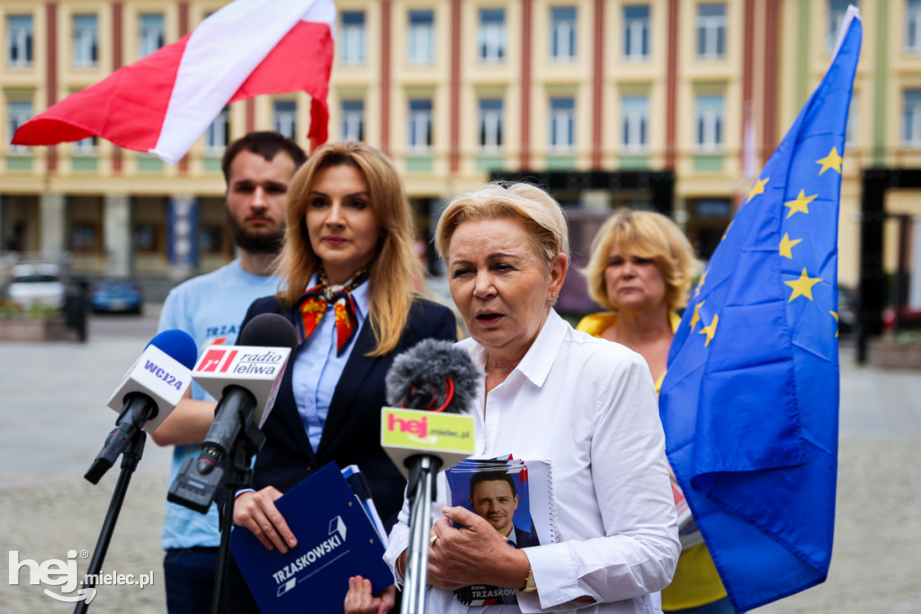 Konferencja prasowa Tydzień dla Rafała Trzaskowskiego