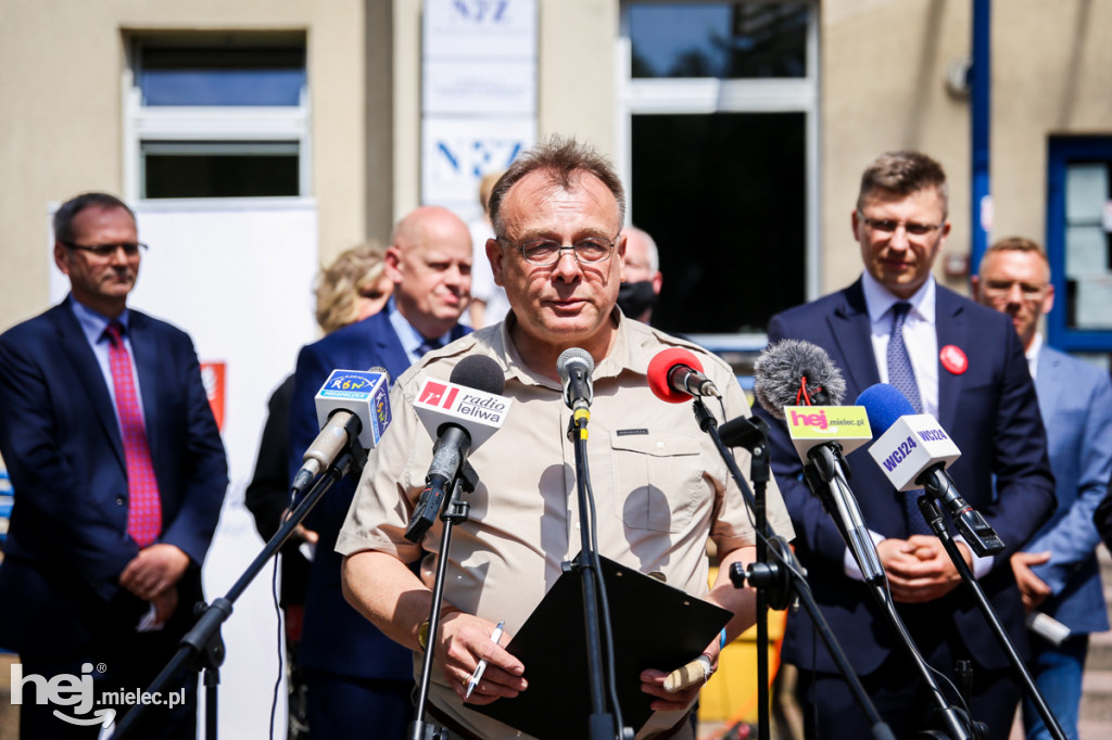 Nowy sprzęt do badań na COVID-19 w szpitalu
