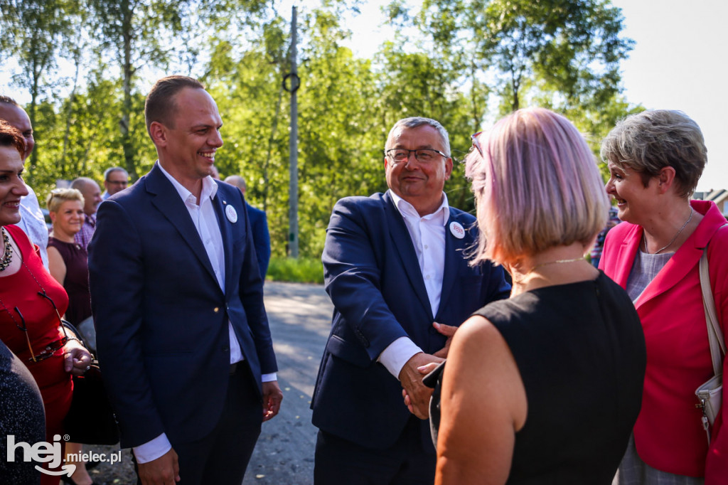 Minister infrastruktury Andrzej Adamczyk w Białym Borze