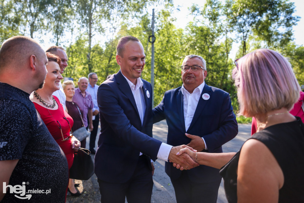 Minister infrastruktury Andrzej Adamczyk w Białym Borze