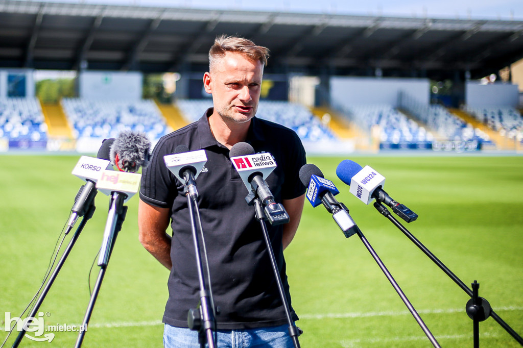 Konferencja prasowa na Stadionie Miejskim