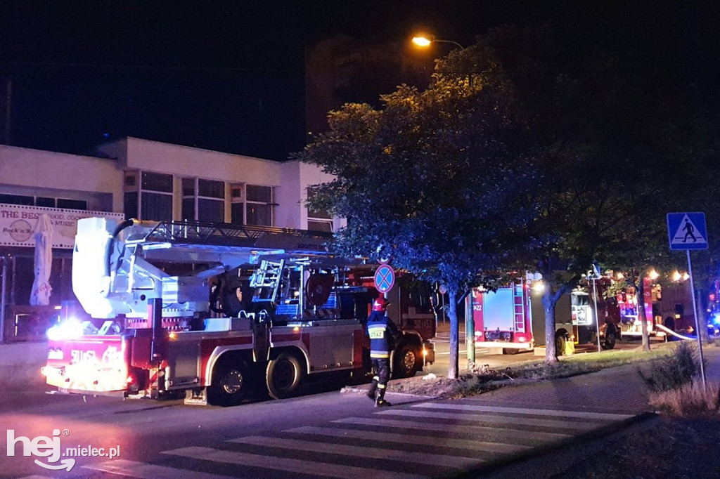 Nocny pożar mieszkania przy ul. Dworcowej