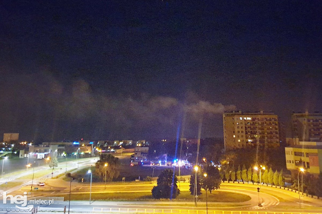 Nocny pożar mieszkania przy ul. Dworcowej