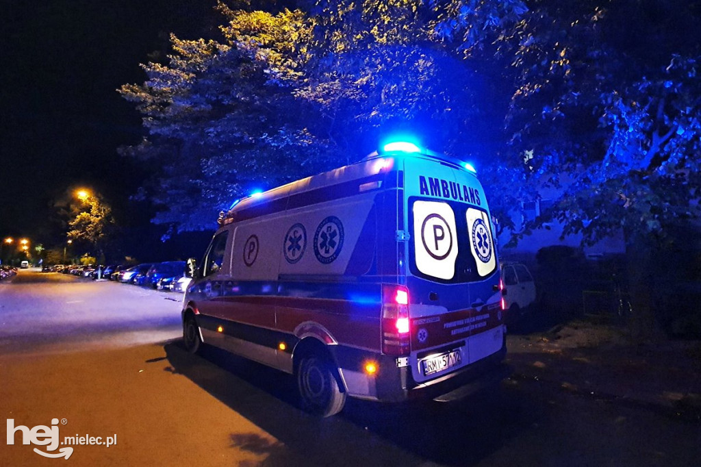 Nocny pożar mieszkania przy ul. Dworcowej