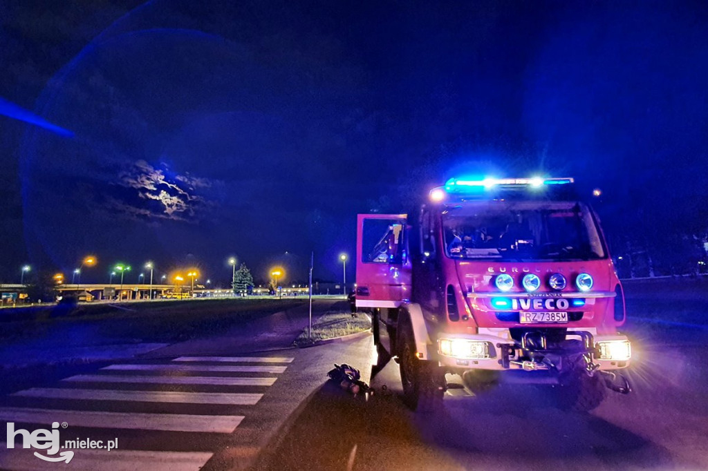Nocny pożar mieszkania przy ul. Dworcowej