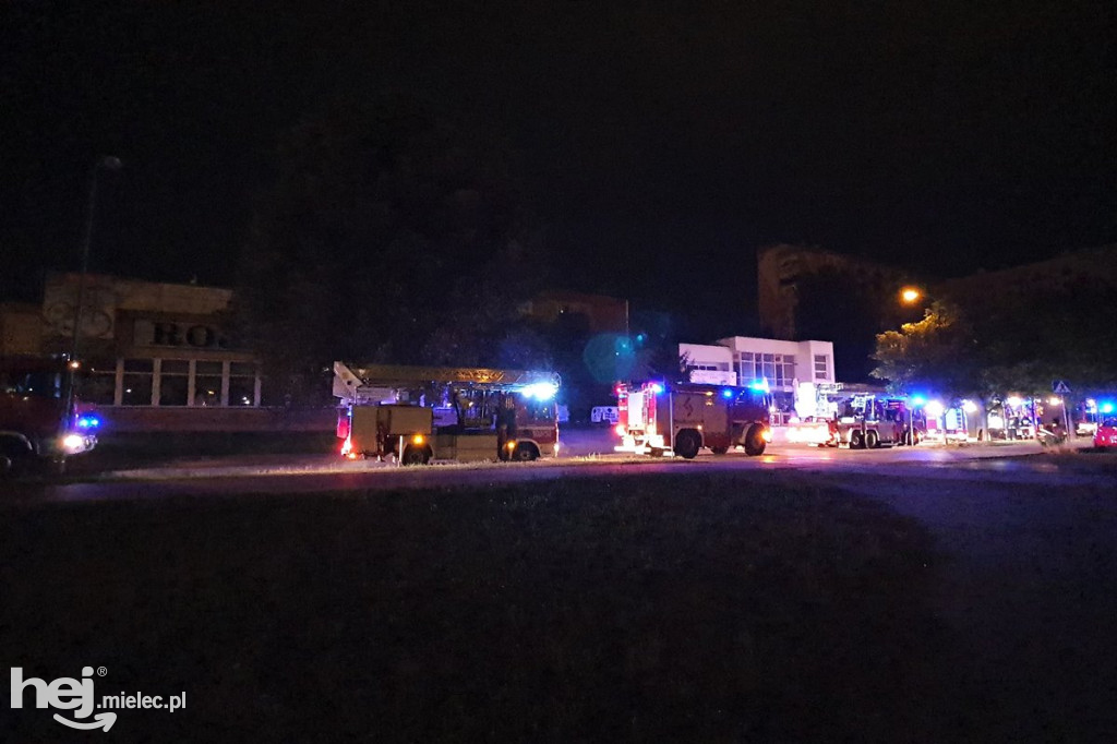 Nocny pożar mieszkania przy ul. Dworcowej