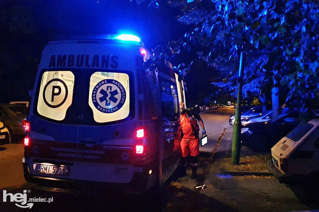 Nocny pożar mieszkania przy ul. Dworcowej