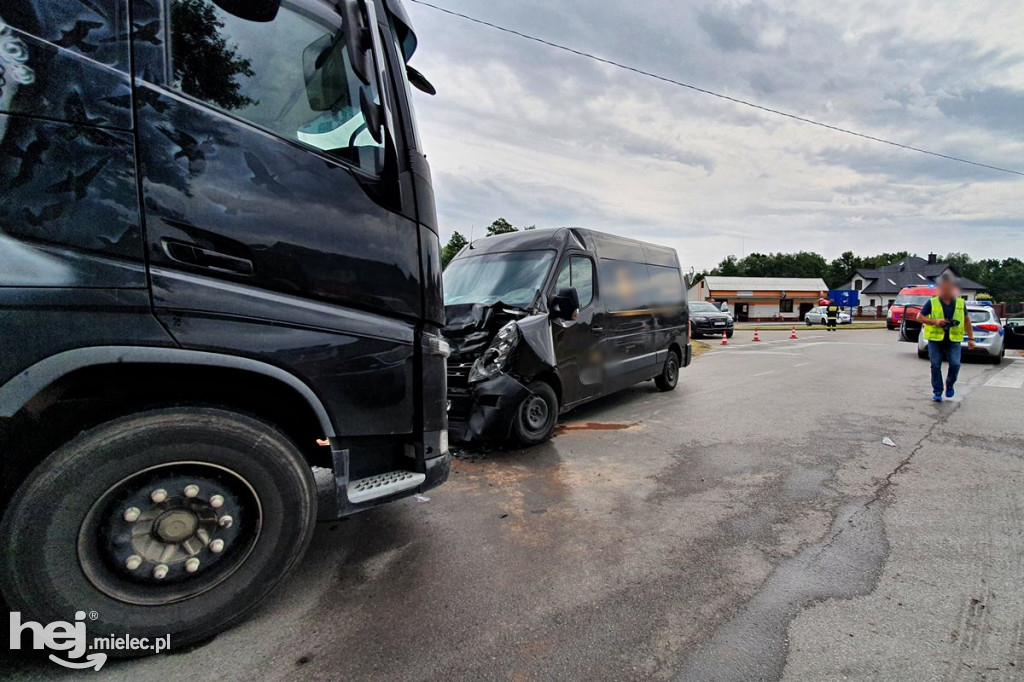 Wypadek w Dąbrówce Wisłockiej