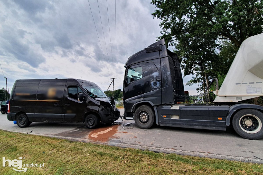 Wypadek w Dąbrówce Wisłockiej
