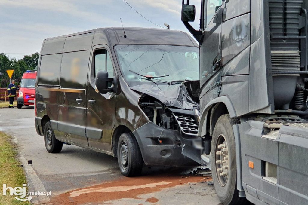 Wypadek w Dąbrówce Wisłockiej