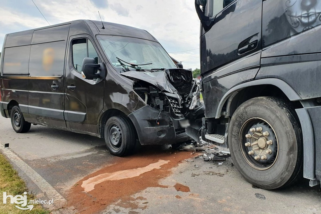 Wypadek w Dąbrówce Wisłockiej