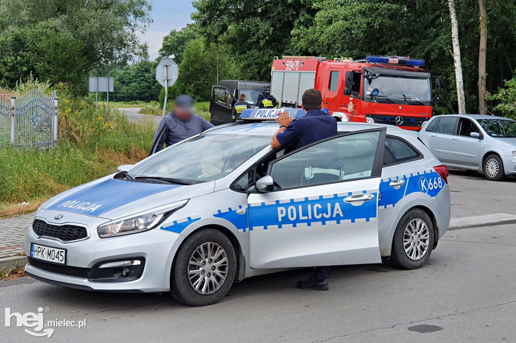 Wypadek w Dąbrówce Wisłockiej