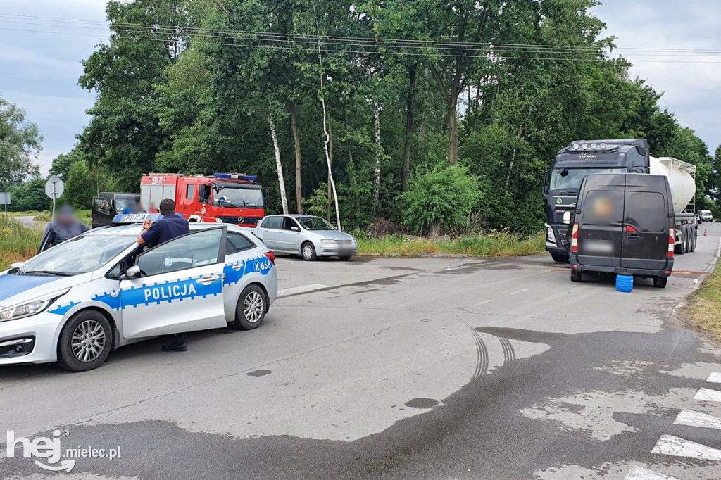 Wypadek w Dąbrówce Wisłockiej