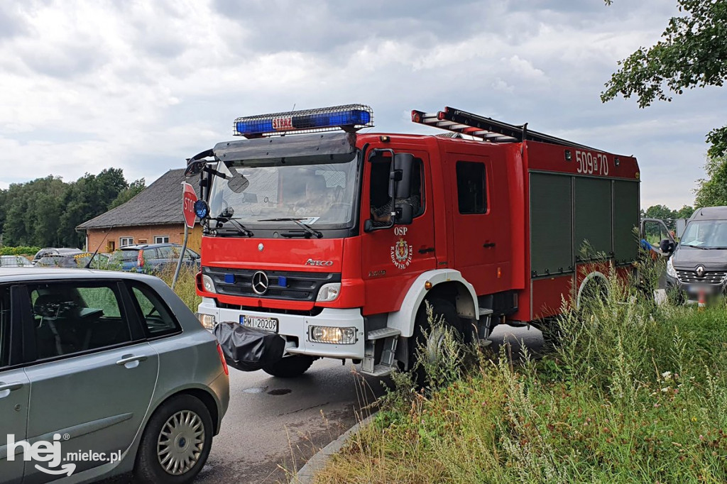 Wypadek w Dąbrówce Wisłockiej