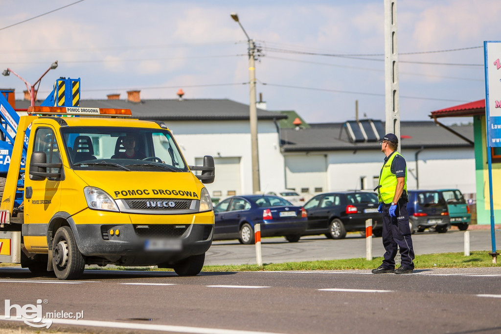 Zderzenie trzech osobówek na drodze do Tarnobrzega