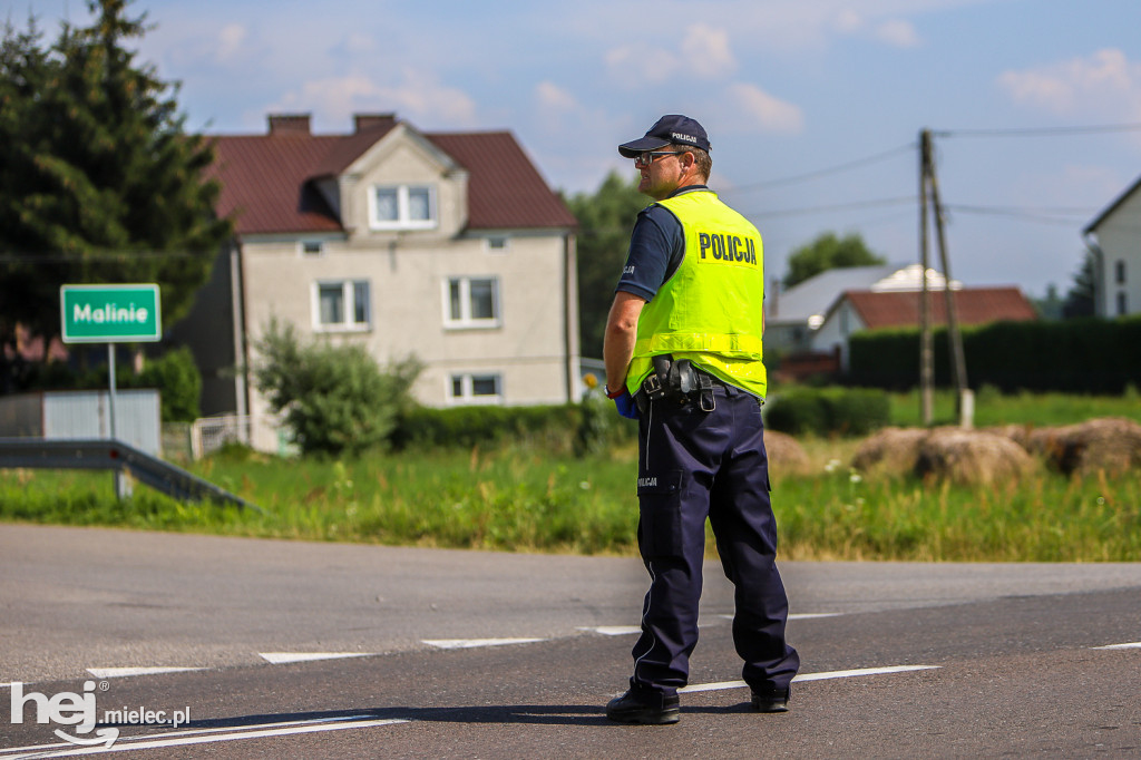 Zderzenie trzech osobówek na drodze do Tarnobrzega