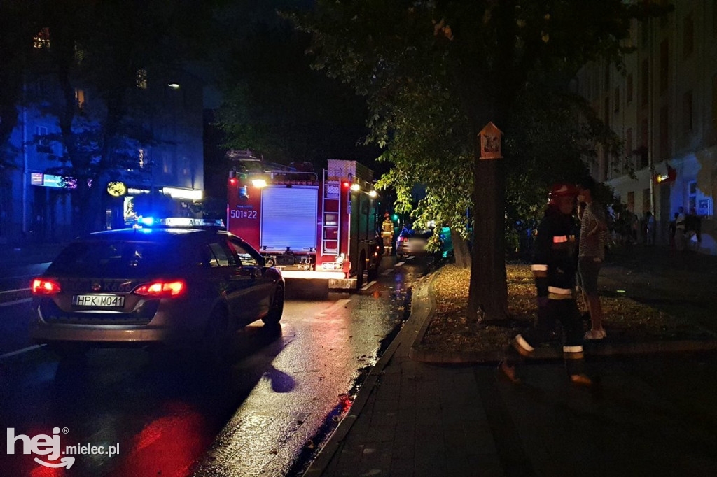 Potrącenie pieszego w centrum