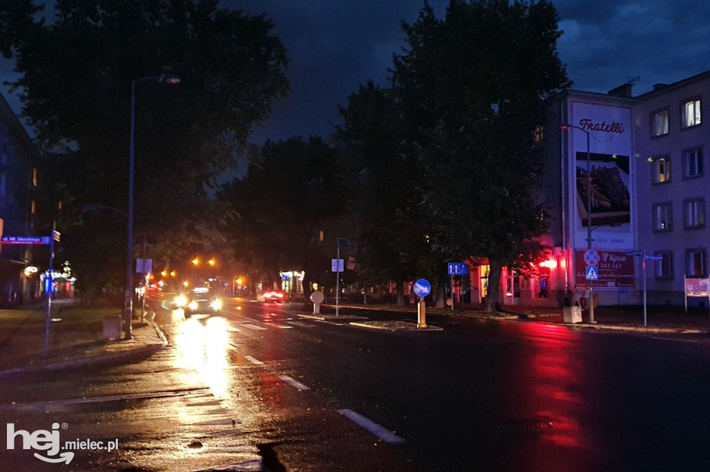 Potrącenie pieszego w centrum
