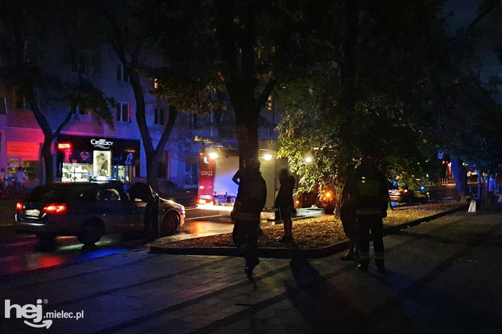 Potrącenie pieszego w centrum
