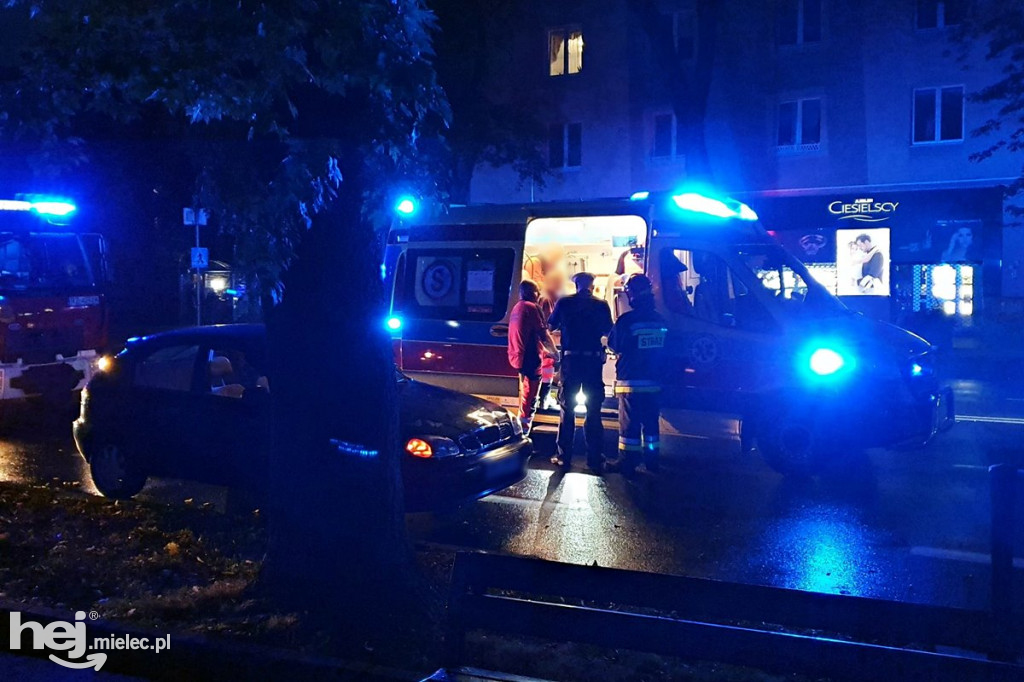 Potrącenie pieszego w centrum