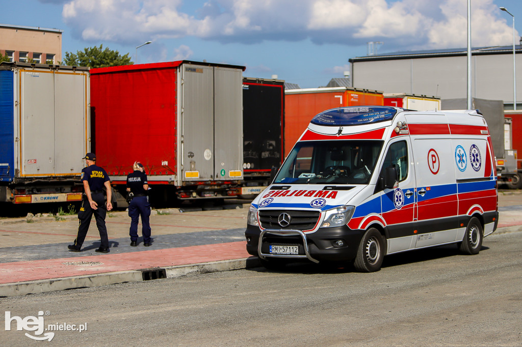 Chciał uciec na zachód? Policjanci wyjęli Afgańczyka z ciężarówki na Strefie