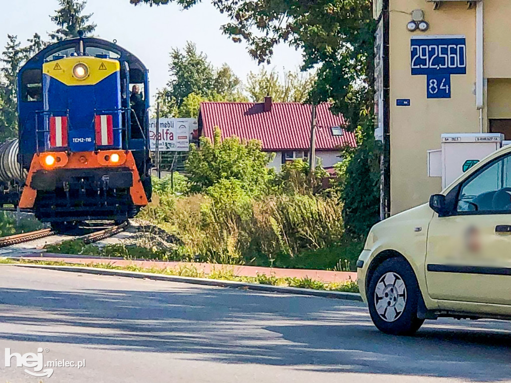 Incydent na przejeździe kolejowym