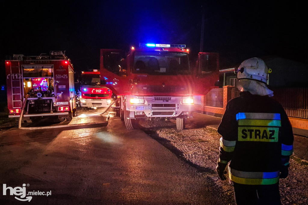 Potężny pożar w hodowli drobiu