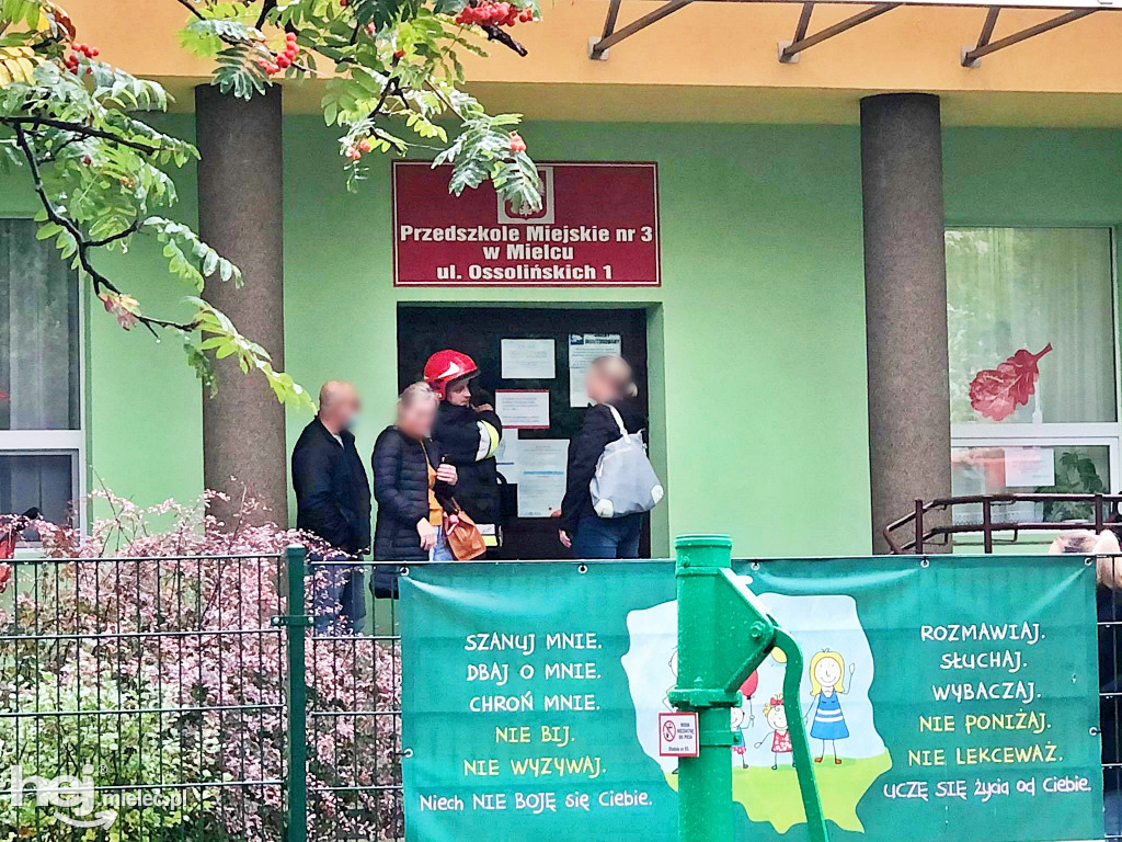 Alarm bombowy w przedszkolu miejskim