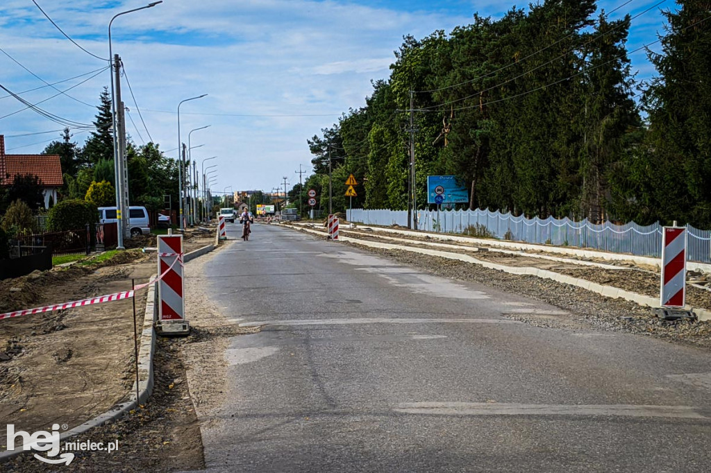 Remont ul. Królowej Jadwigi - październik