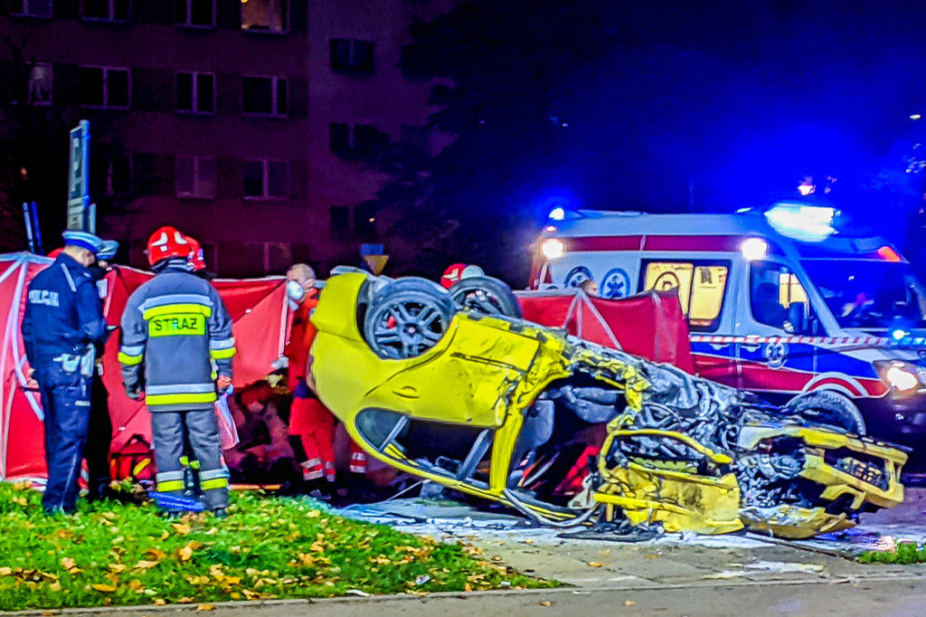 Poważny wypadek na Sienkiewicza