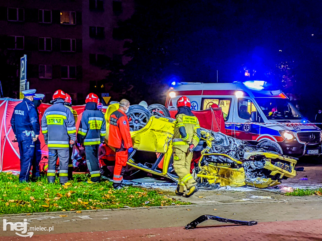Poważny wypadek na Sienkiewicza