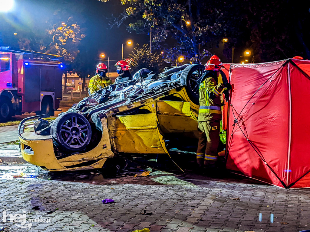 Poważny wypadek na Sienkiewicza