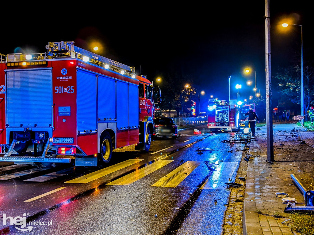 Poważny wypadek na Sienkiewicza