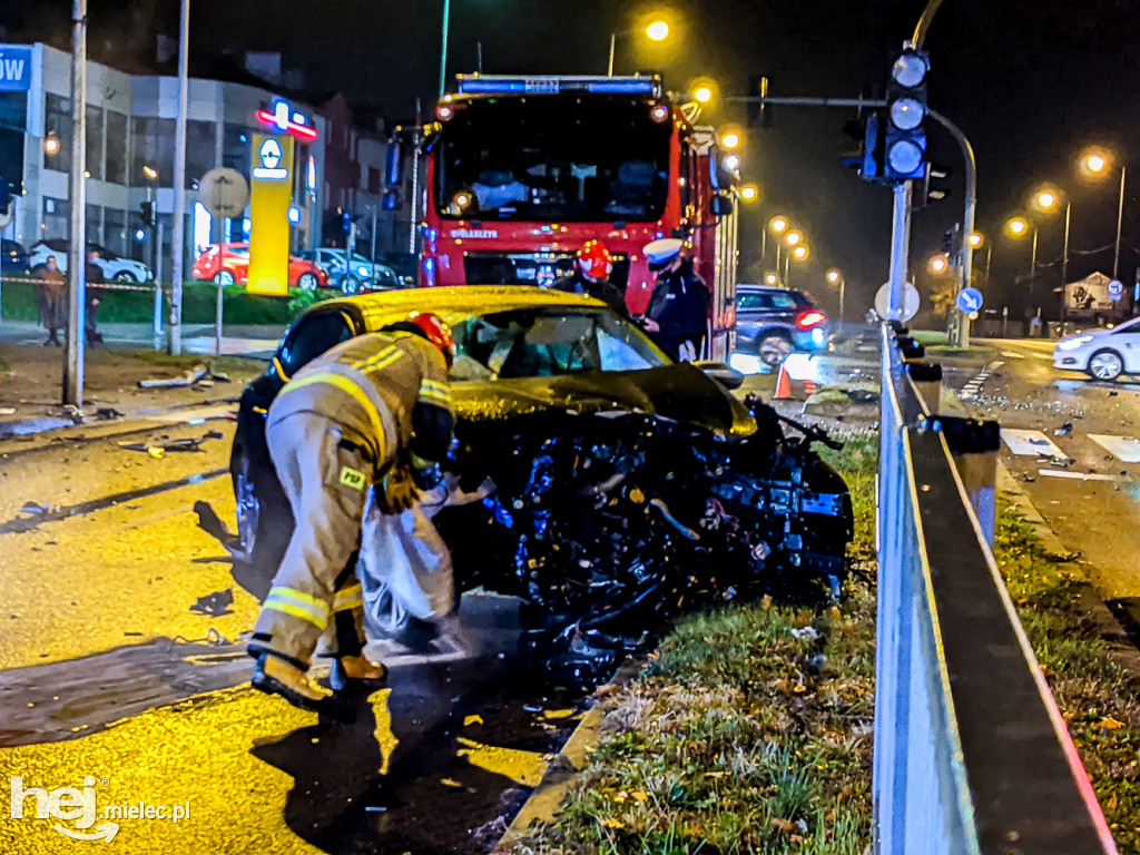 Poważny wypadek na Sienkiewicza