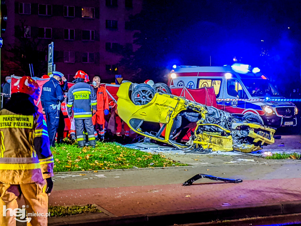 Poważny wypadek na Sienkiewicza