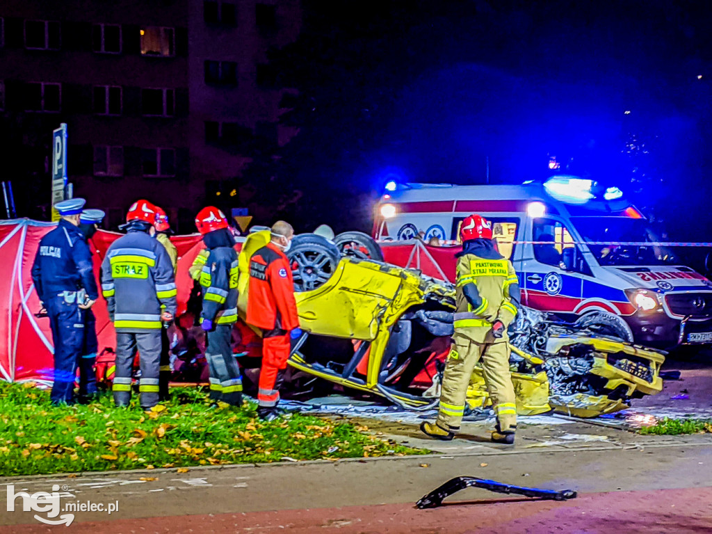 Poważny wypadek na Sienkiewicza