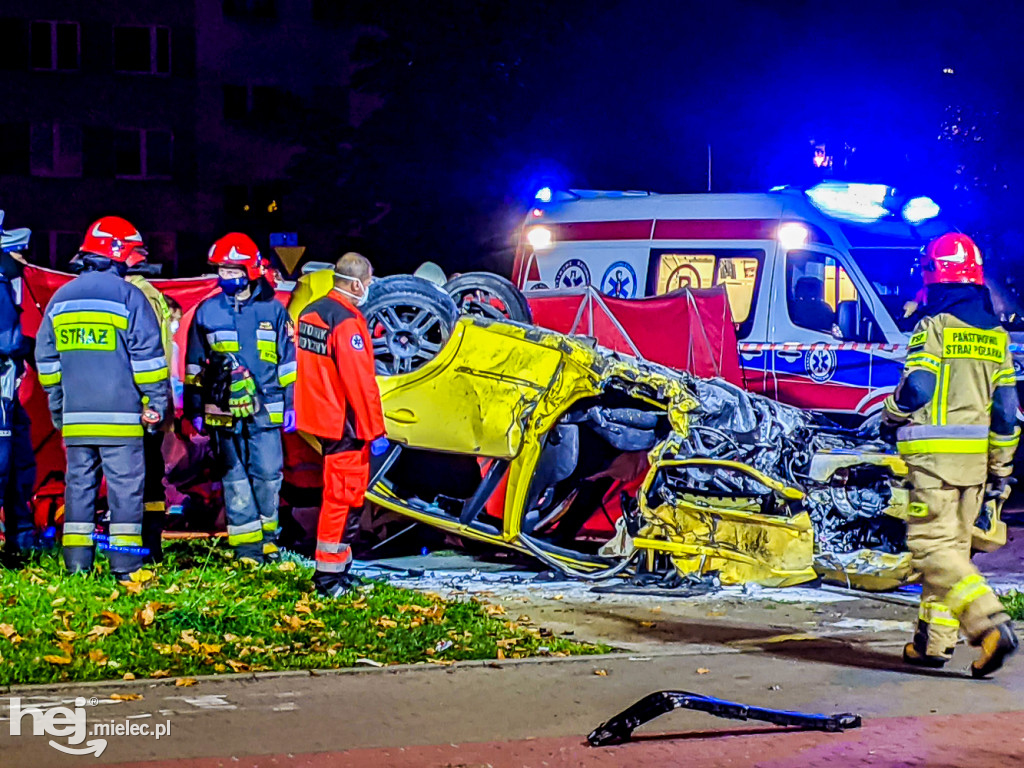 Poważny wypadek na Sienkiewicza