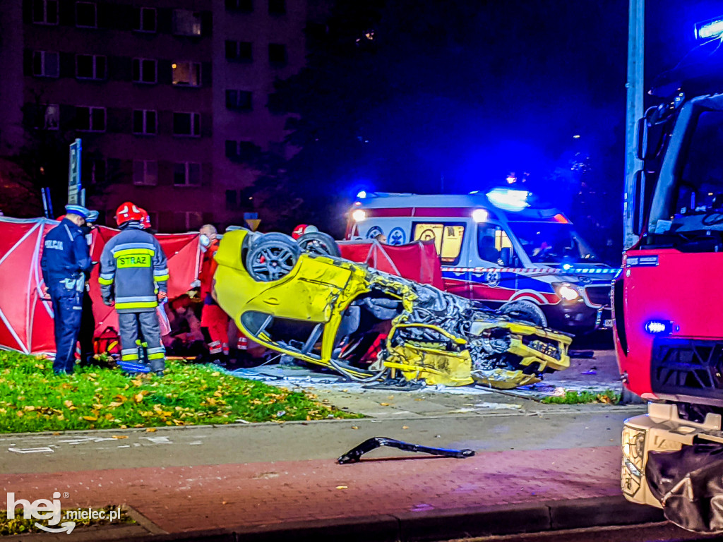 Poważny wypadek na Sienkiewicza
