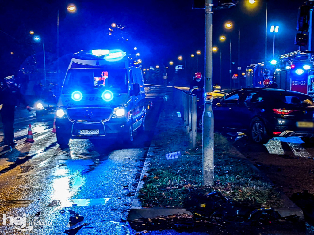 Poważny wypadek na Sienkiewicza