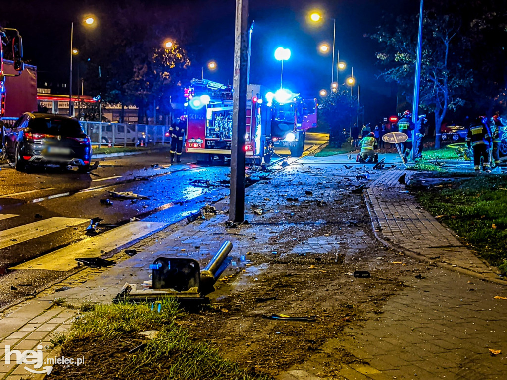 Poważny wypadek na Sienkiewicza